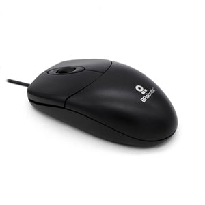 Mouse BRobotix Óptico K1, Alámbrico, USB, Negro