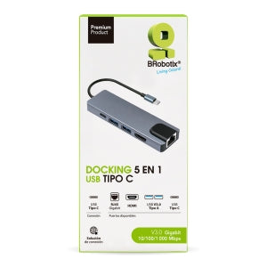 DOCKING 5 EN 1 HDMI / RJ45 / US