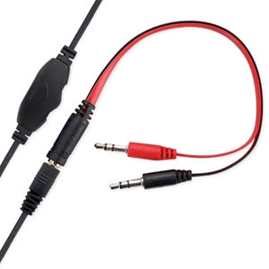 BRobotix Audífonos Gamer 651305, Alámbrico, 1.6 Metros, 3.5mm, Negro