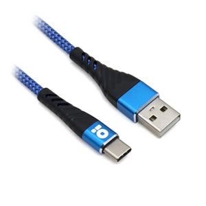 BRobotix Cargador USB 963332, 1x USB 2.0, Azul - Incluye Cable USB de 1 Metro