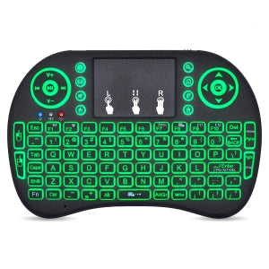 Teclado Gamer BRobotix 963814 RGB LED, Inalámbrico, Negro