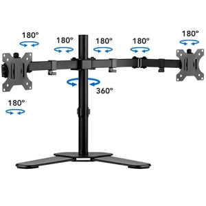 BRobotix Soporte de Escritorio para 2 Monitores 13