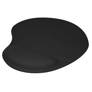 Mousepad Gamer BRobotix con Descansa Muñecas de Gel, 20x23cm, Grosor 20mm, Negro