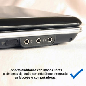 BRobotix Adaptador de Audio 2x 3.5mm Macho - 3.5mm Hembra, Negro