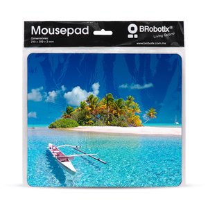 Mousepad BRobotix 136285, 24 x 20cm, Grosor 2mm, Paisajes, 10 Piezas