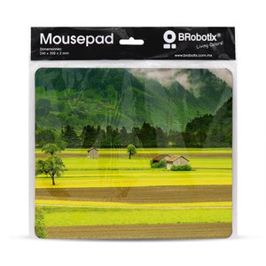 Mousepad BRobotix 136285, 24 x 20cm, Grosor 2mm, Paisajes, 10 Piezas