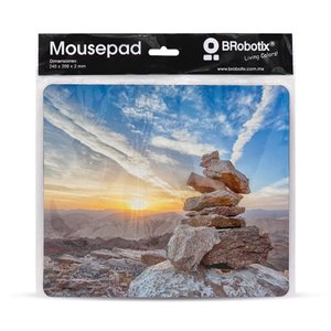 Mousepad BRobotix 136285, 24 x 20cm, Grosor 2mm, Paisajes, 10 Piezas