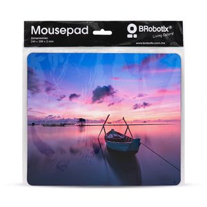 Mousepad BRobotix 136285, 24 x 20cm, Grosor 2mm, Paisajes, 10 Piezas