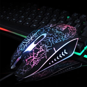 Kit de Teclado y Mouse BRobotix 458977, Alámbrico, USB, Negro