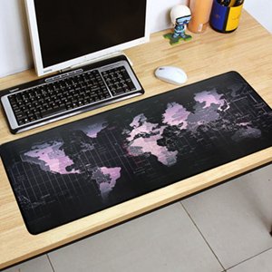 BRobotix Mousepad Gamer Planisferio, Tapete Antiderrapante, Medidas 79.2 x 30 Centímetros.