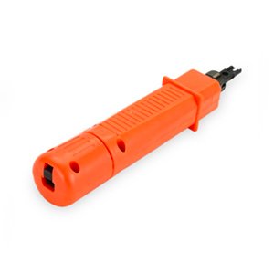 BRobotix Pinza Ponchadora 497813, para Jack Tipo 110, Naranja