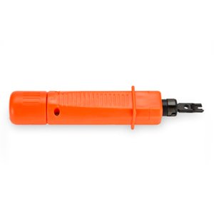 BRobotix Pinza Ponchadora 497813, para Jack Tipo 110, Naranja