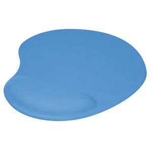 Mousepad Gamer Manhattan BRobotix con Descansa Muñecas de Gel, 20x23cm, Grosor 20mm, Turquesa