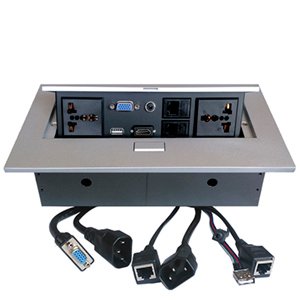 BRobotix Caja para Mesa 005514, Plata/Negro