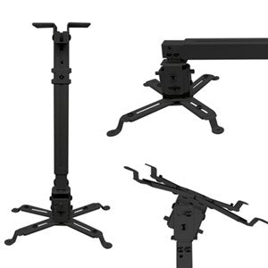 BRobotix Soporte de Techo para Proyector 573106N, 10Kg, Negro