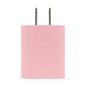 BRobotix Cargador de Pared 6001363, 5V, 1x USB-A, Rosa ? incluye Cable USB A - Lightning