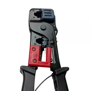 BRobotix Pinza Crimpeadora 376, RJ-45, Negro/Rojo
