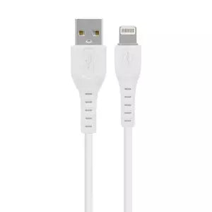 BRobotix Cargador de Pared 6001349, 5V, 1x USB-A, Blanco ? incluye Cable USB A - Lightning