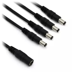 Brobotix Cable 5.5/2.1mm Hembra - 4x 4x 5.5/2.1mm Macho, 50cm, Negro