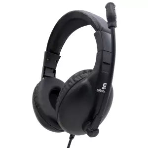 BRobotix Audífonos Gamer 963012, Alámbrico, 1.5 Metros, 3.5mm, Negro