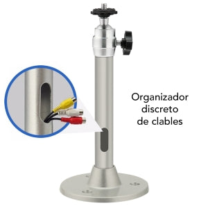 BRobotix Soporte de Pared/Techo para Proyector Mini 963838, hasta 5kg, Gris
