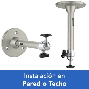 BRobotix Soporte de Pared/Techo para Proyector Mini 963838, hasta 5kg, Gris