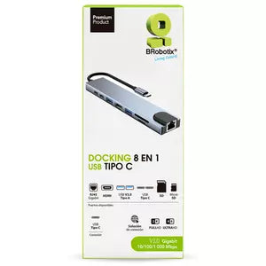 DOCKING 8 EN 1 HDMI/RJ45/USBX2