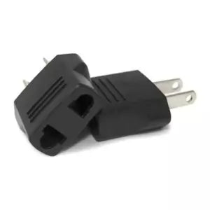 Brobotix Adaptador de Enchufe Europeo a Americano, Entrada 250V, 10A, Negro