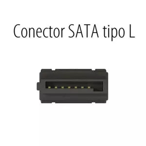 CABLE SATA DE DATOS PARA DISCO DURO, 0.43 M - 2 Conectores SATA macho de 7 pines