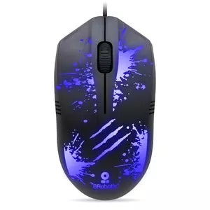 Mouse Gamer BRobotix Óptico Xplosion RGB, Alámbrico, USB, 1500DPI, Negro