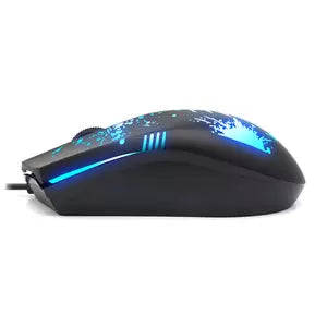 Mouse Gamer BRobotix Óptico Xplosion RGB, Alámbrico, USB, 1500DPI, Negro