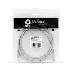 BRobotix Cable Patch Cat6 UTP RJ-45 Macho - RJ-45 Macho, 3 Metros, Gris