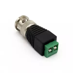 BRobotix Conector Coaxial BNC Macho, Negro