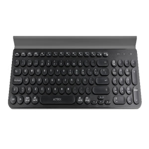 Teclado Acteck Inspire Comp TI695, Inalámbrico, Bluetooth, Negro (Español)