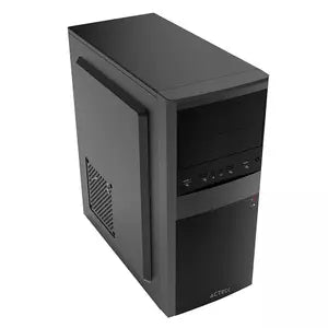 Gabinete Acteck Kiruna II GM420, Midi-Tower, ATX/Micro-ATX/Mini-ITX, USB 2.0, con Fuente de 500W, sin Ventiladores Instalados, Negro