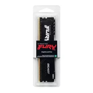 Memoria RAM Kingston FURY Beast Black DDR4, 3200MHz, 4GB, CL16, XMP