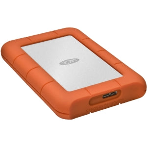 Disco Duro Externo LaCie Rugged Mini, 5TB, USB 3.0, Naranja, A Prueba de Agua y Golpes - para Mac/PC