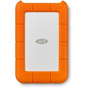 Disco Duro Externo LaCie Rugged Mini, 5TB, USB 3.0, Naranja, A Prueba de Agua y Golpes - para Mac/PC