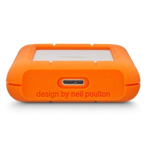 Disco Duro Externo LaCie Rugged Mini, 4TB, USB 3.0, Naranja, A Prueba de Agua y Golpes - para Mac/PC