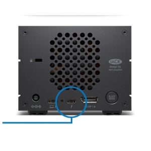 Disco Duro Externo Escritorio 20TB USB 3.1 Type USB-C, 2 Puertos Thunderbolt-3, 1 puerto USB 3.0,