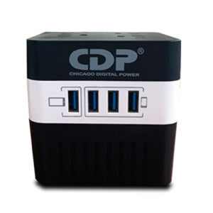 Regulador CDP RU-AVR 604, 300W, 600VA, Entrada 120V, Salida 120V, 4 Salidas