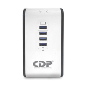 Regulador CDP AVR 1008, 400W, 1kVA, Entrada 120V, Salida 120V, 8 Salidas