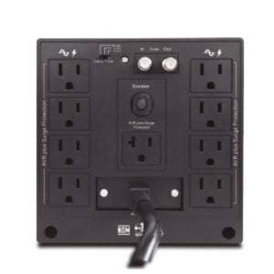 Regulador CDP R-AVR2408, 1.2kW, 2.4kVA, Entrada 95 - 150V, Salida 120V, 9 Salidas