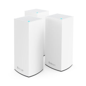 Router Linksys Gigabit Ethernet de Banda Dual Atlas 6 MX2003 con WiFi Mesh, Inalámbrico, 2400Mbit/s, 4x RJ-45, 2.4/5GHz, 3 Antenas Internas, 3 Piezas