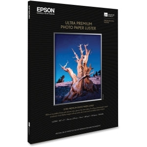 Epson Papel Fotográfico Lustre Ultra Premium 240g/m², Tamaño Carta, 50 Hojas