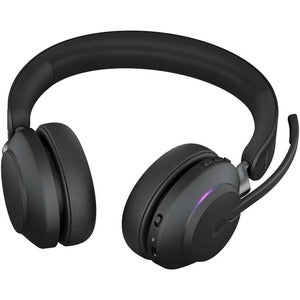 Jabra Audífonos Evolve2 65 UC Stereo, Inalámbrico, 1.2 Metros, Bluetooth, Negro
