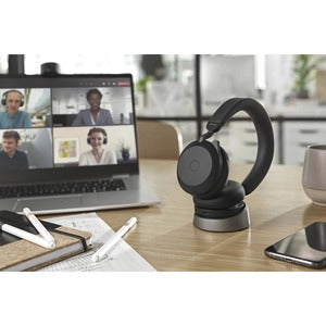 Jabra Audífonos Evolve2 75 MS, Inalámbrico, Bluetooth, USB