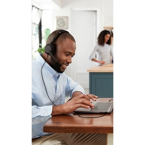 Jabra Auriculares Evolve2 50 MS Stereo, Alámbrico, USB C, Negro