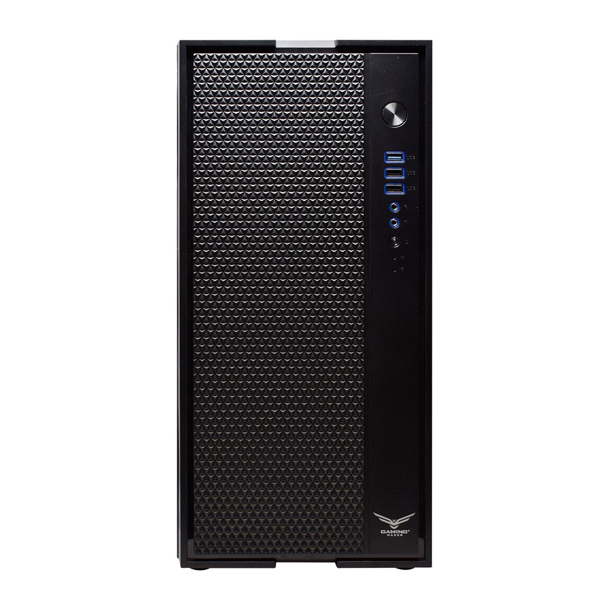 Gabinete Naceb Cypher NA-0611, Midi-Tower, ATX/Micro-ATX/Mini-ITX, USB 2.0/3.0, sin Fuente, 3 Ventiladores Instalados, Negro