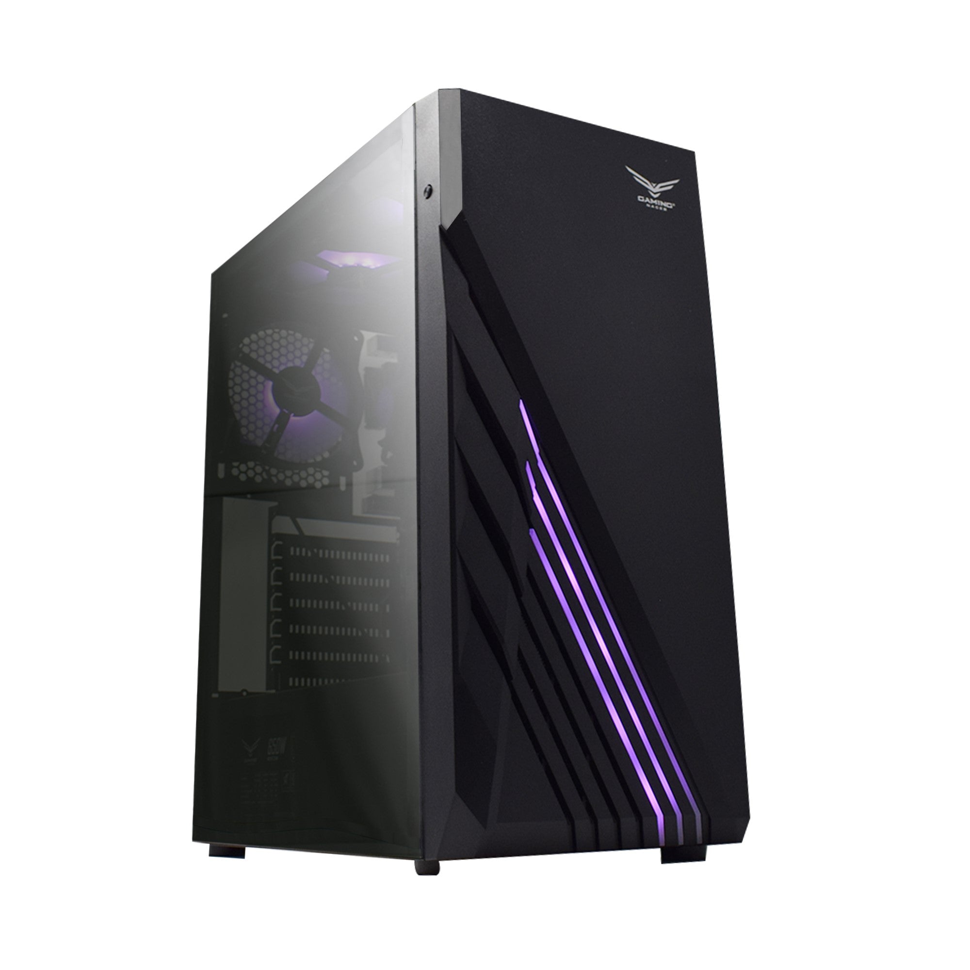 Gabinete Naceb Zion, Midi-Tower, ATX/Micro-ATX/Mini-ITX, USB 2.0/3.0, sin Fuente, 3 Ventiladores Instalados, Negro